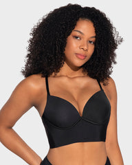 Seamless Deep V Backless Bra