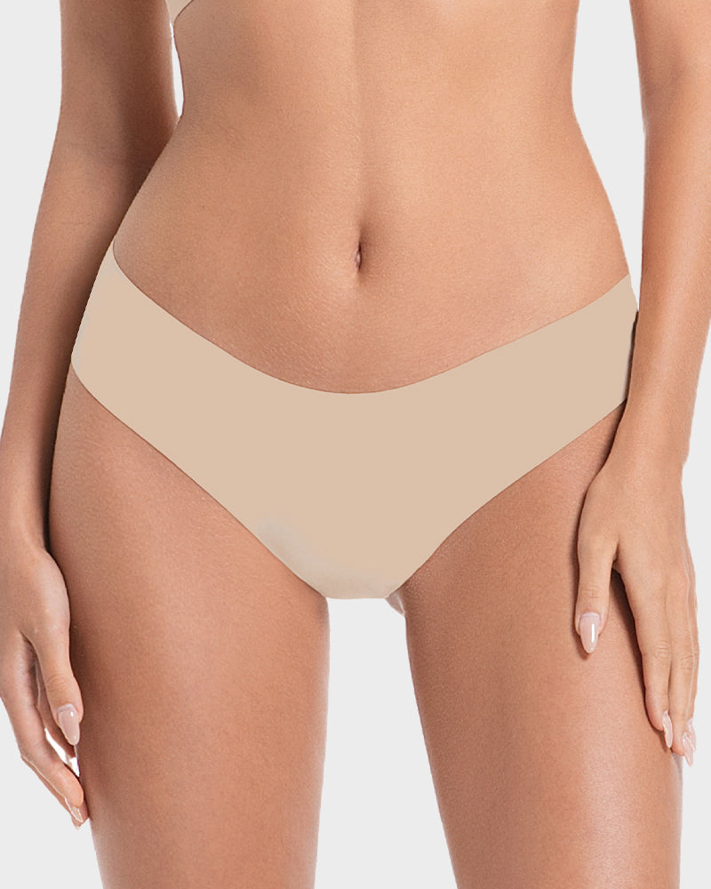 Seamless Ice-Silk Low-Rise Panties for Women (5 Pack)