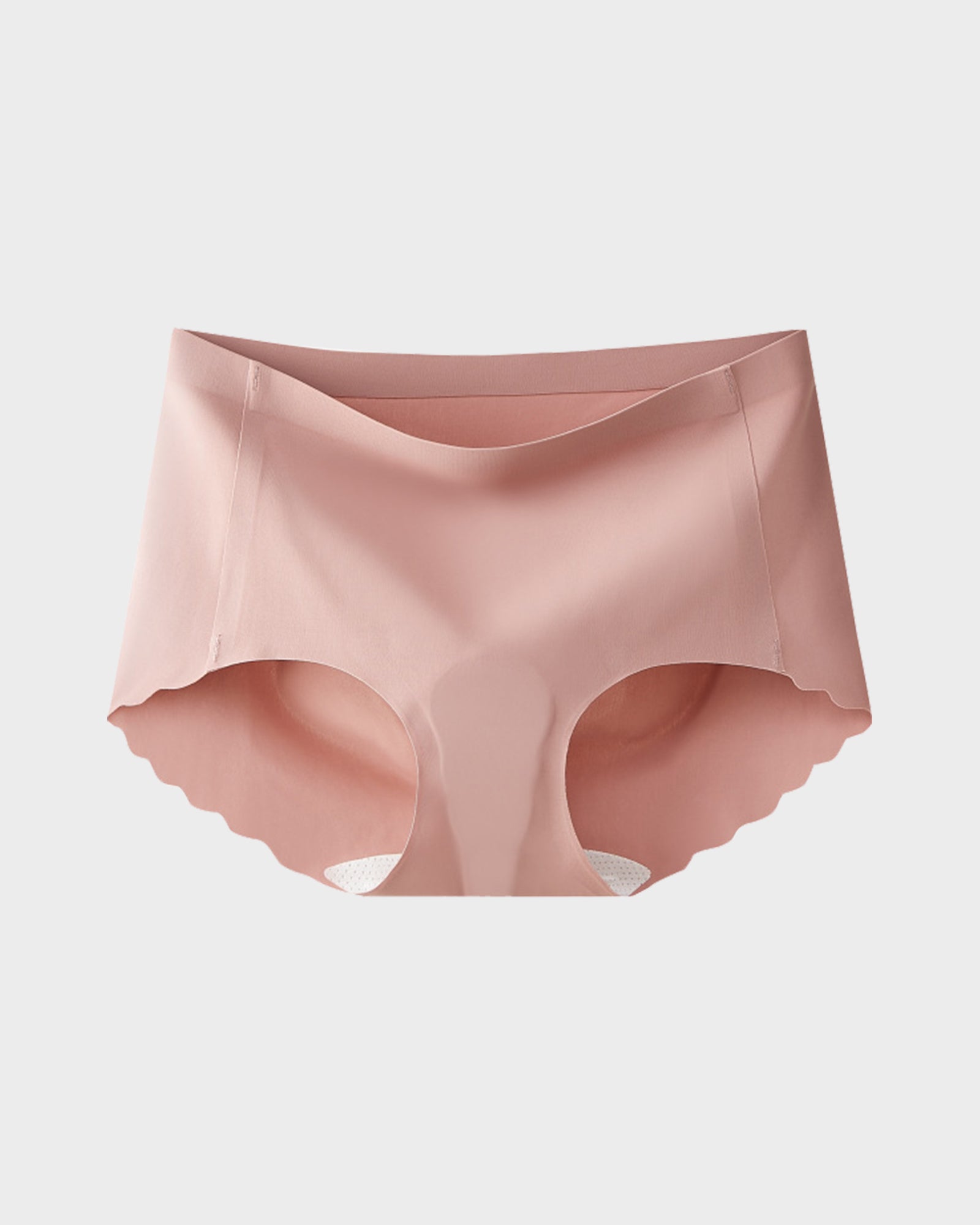 Seamless No Camel Toe Silk Antibacterial Gusset Panties (5 Pack)