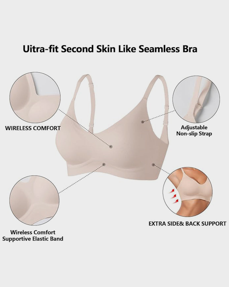 Seamless Soft Support Push Up Bra