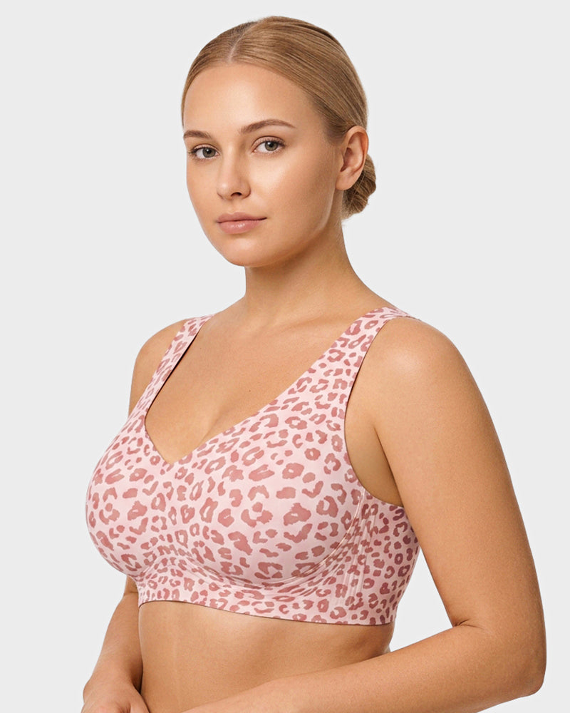 Seamless Wireless Full-Coverage Pullover Bra