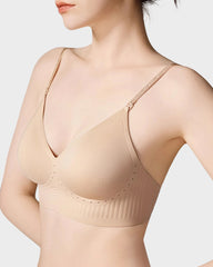 Seamless Deep V Low-Back Bra