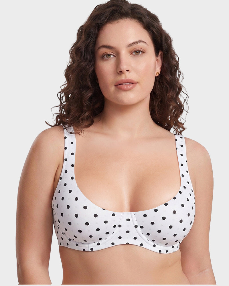 Seamless Unlined Underwire Balconette Bra