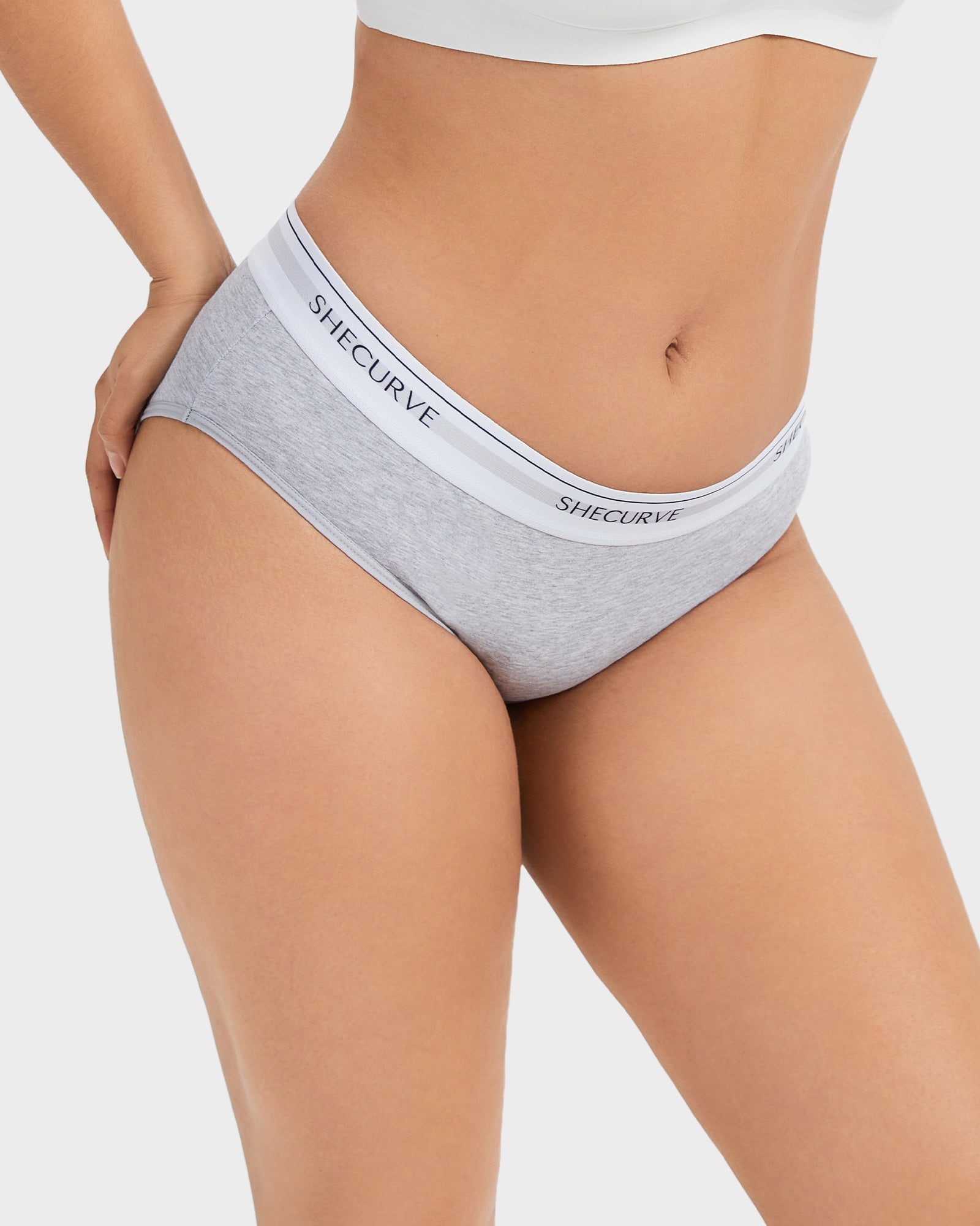 Soft Cotton Logo Waist Low-Rise Briefs (3 Pack)