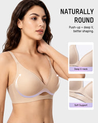 Soft Support Plunge Push-Up Bra