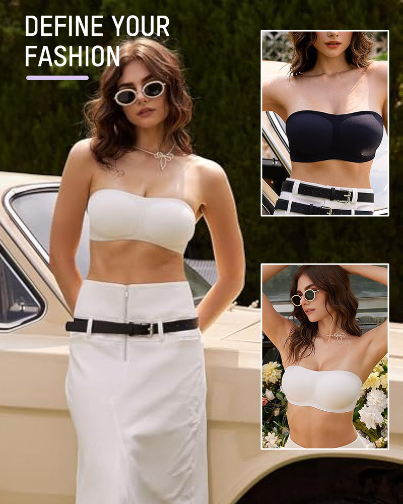 Strapless Wireless Padded Bandeau Bra