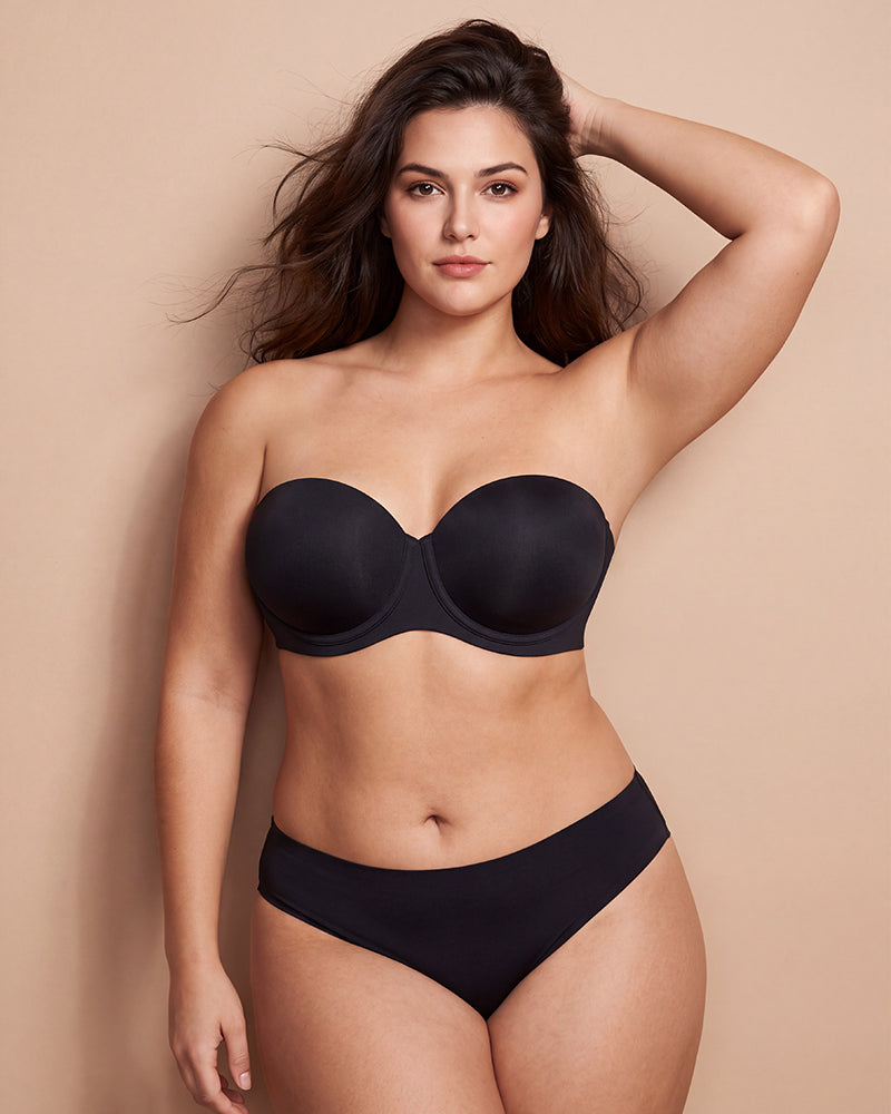 Ultra-Thin Convertible Strapless Minimizer Bra