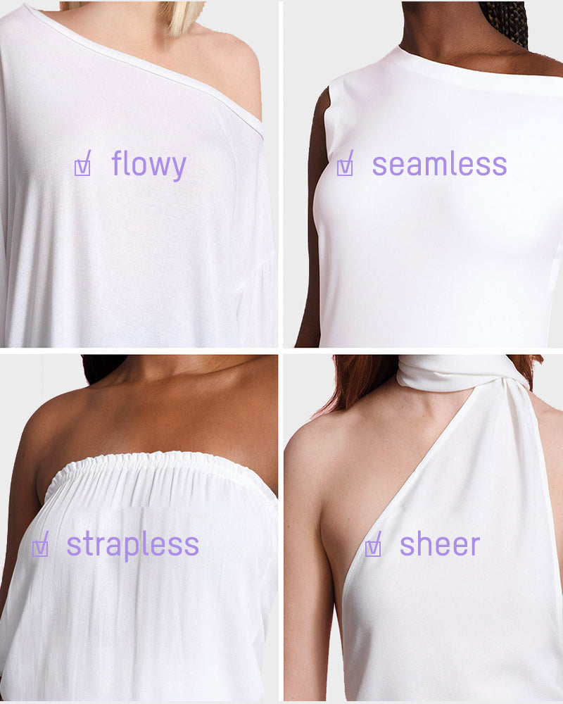 Ultra-Thin Invisible Adhesive Silicone Nipple Covers (2 Pairs)