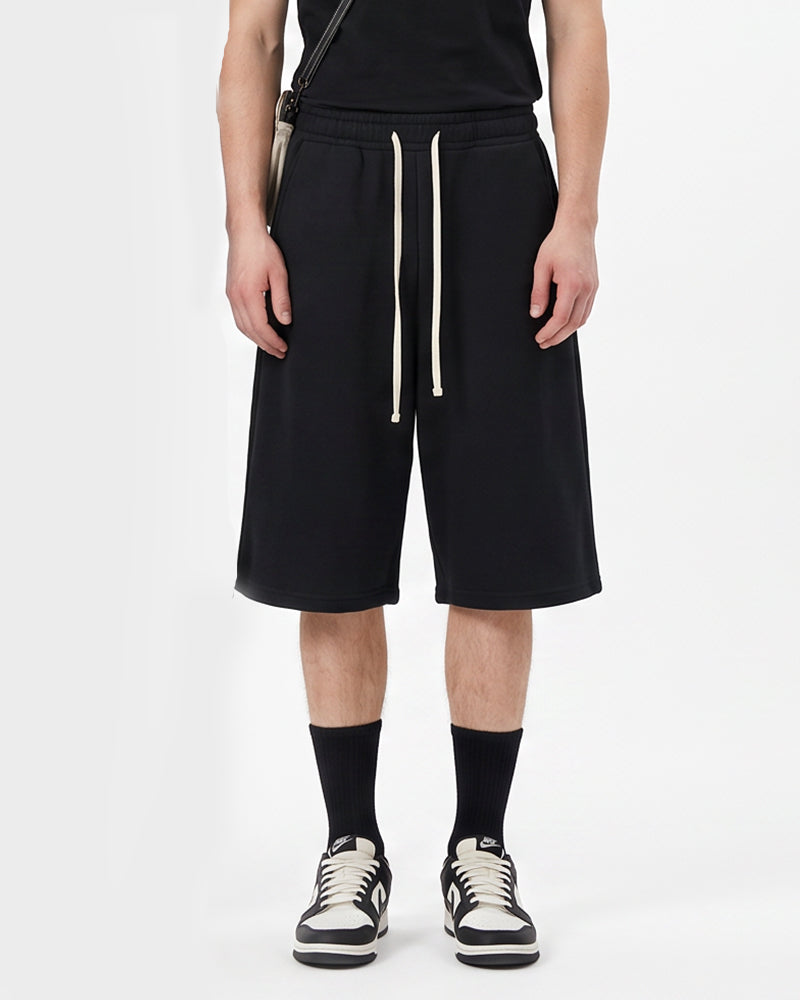 Unisex Drawstring Athletic Sweat Shorts