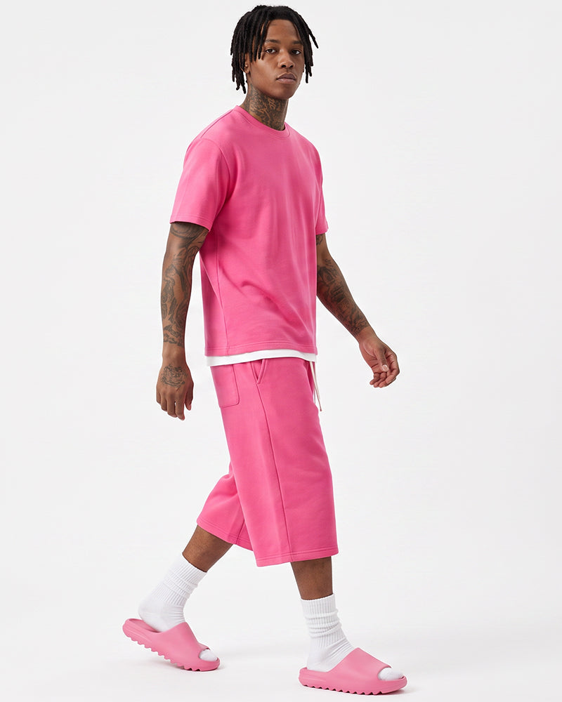 Unisex Drawstring Athletic Sweat Shorts