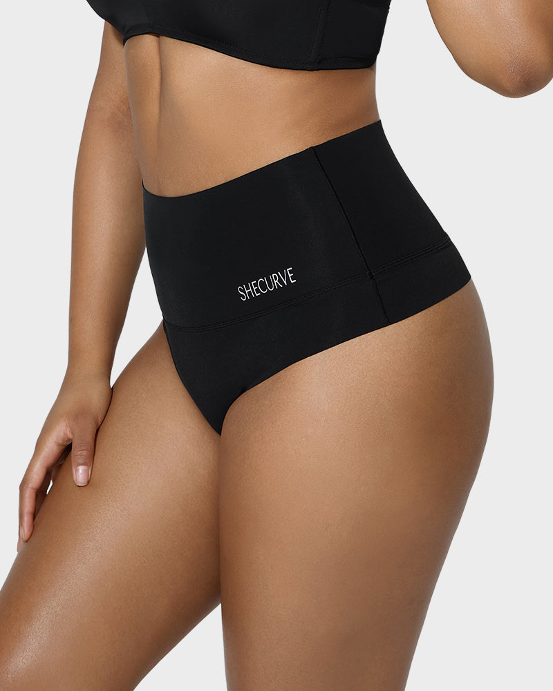 High-Rise Seamless Thong Panty(3 Pack)